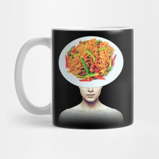 Noodles head portrait Mug